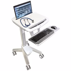 Ergotron StyleView EMR Laptop Cart Blanc Ordinateur portable Panier multimédia - Vue supplémentaire 2