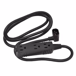 Ergotron SV 3-Outlet Power Strip, 120 mm, 75 mm, 200 mm, 500 g