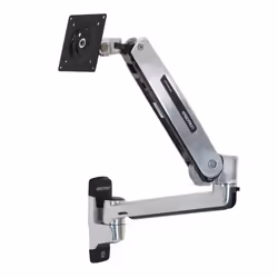 Ergotron LX Sit-Stand Wall Mount LCD Arm 42" Acier inoxydable Mur