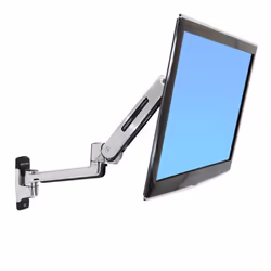 Ergotron LX Sit-Stand Wall Mount LCD Arm 42" Acier inoxydable Mur - Vue supplémentaire 4