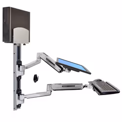 Ergotron 45-358-026 support d'écran plat pour bureau 42" Argent Mur