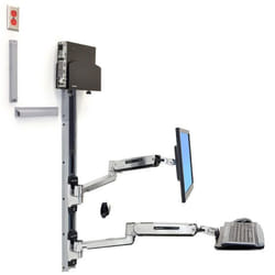 Ergotron 45-359-026 support d'écran plat pour bureau 42" Argent Mur