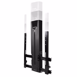 Ergotron Glide Wall Mount, HD, 18 kg, 76,2 cm (30"), 152,4 cm (60"), 400 x 400 mm, Réglage de la hauteur, Noir