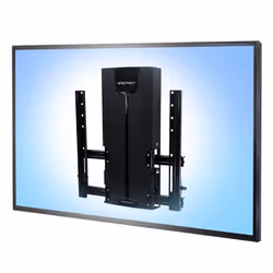 Ergotron 61-128-085 support d'écran plat pour bureau 160 cm (63") Noir Mur - Vue supplémentaire 2