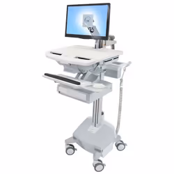 Ergotron StyleView, Panier multimédia, Aluminium, Gris, Blanc, Aluminium, Plastique, Acier zingué, Ecran plat, 15 kg, 61 cm ( ...
