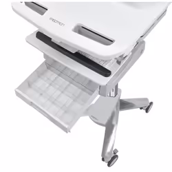 Ergotron StyleView Aluminium, Gris, Blanc Ecran plat Panier multimédia