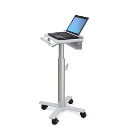 Ergotron StyleView Laptop Cart, SV10 Aluminium, Blanc Ordinateur portable Panier multimédia