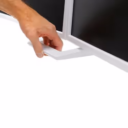 Ergotron HX Series 45-476-216 support d'écran plat pour bureau 32" Blanc