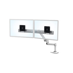 Ergotron LX Series Desk Dual Direct Arm 25" Blanc Bureau
