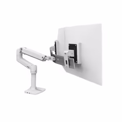 Ergotron LX Series Desk Dual Direct Arm 25" Blanc Bureau