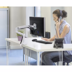 Ergotron LX Series 45-490-216 support d'écran plat pour bureau 34" Blanc - Vue supplémentaire 7