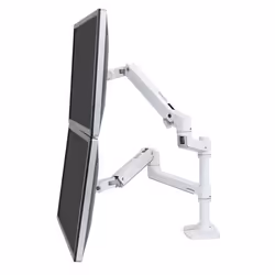 Ergotron LX Series 45-492-216, 18 kg, 61 cm (24"), 75 x 75 mm, 100 x 100 mm, Réglage de la hauteur, Blanc