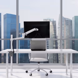 Ergotron LX Series 45-537-216 support d'écran plat pour bureau 32" Blanc