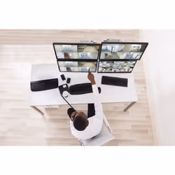 Ergotron LX Series LX Dual Stacking Arm Tall Pole 40" Aluminium Bureau - Vue supplémentaire 8