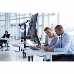 Ergotron LX Series LX Dual Stacking Arm Tall Pole 40" Aluminium Bureau - Vue supplémentaire 9