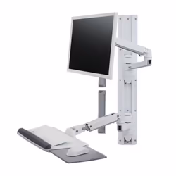 Ergotron LX Wall Mount System 32" Blanc Mur