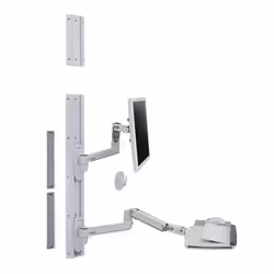 Ergotron LX Wall Mount System 32" Blanc Mur - Vue supplémentaire 4