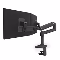 Ergotron LX Series 45-489-224, Boulon traversant, 10 kg, 63,5 cm (25"), 100 x 100 mm, Réglage de la hauteur, Noir