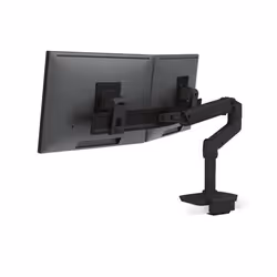 Ergotron LX Series 45-609-224, Pince, 9,9 kg, 63,5 cm (25"), 100 x 100 mm, Réglage de la hauteur, Noir