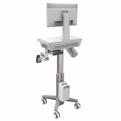 Ergotron CareFit Slim 2.0 Gris, Blanc Universel Panier multimédia - Vue supplémentaire 2
