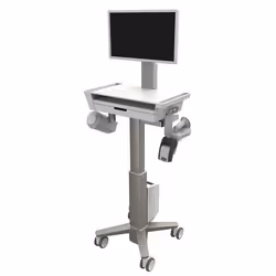 Ergotron CareFit Slim 2.0 Gris, Blanc Universel Panier multimédia - Vue supplémentaire 3