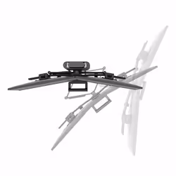 Ergotron TRACE 45-631-224 support d'écran plat pour bureau 27" Noir