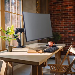 Ergotron HX Series 45-475-224 support d'écran plat pour bureau 49" Noir - Vue supplémentaire 4