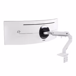 Ergotron HX Series Bras pour moniteur de bureau HX avec pivot HD (blanc), Pince, 19,1 kg, 124,5 cm (49"), 100 x 100 mm, Régla ...