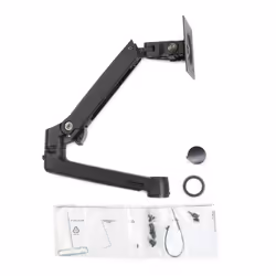 Ergotron Kit optionnel bras LX, extension et collier (noir), 360°, 0 - 75°, 2 kg, 440 mm, 200 mm, 170 mm