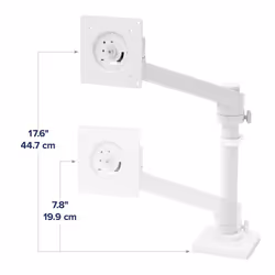 Ergotron NX Series NX MONITOR ARM WHITE 34" Noir, Blanc Bureau - Vue supplémentaire 10