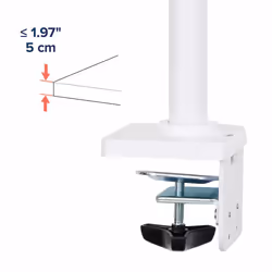 Ergotron NX Series NX MONITOR ARM WHITE 34" Noir, Blanc Bureau - Vue supplémentaire 6