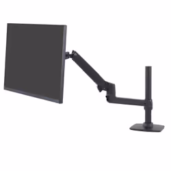 Ergotron LX Series LX DESK MOUNT LCD MONITOR ARM TALL POLE, Pince, 11,3 kg, 86,4 cm (34"), 100 x 100 mm, Réglage de la hauteu ...