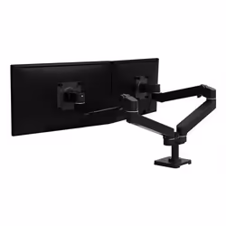 Ergotron LX Series 45-686-292, Pince, 20 kg, 68,6 cm (27"), 100 x 100 mm, Réglage de la hauteur, Noir