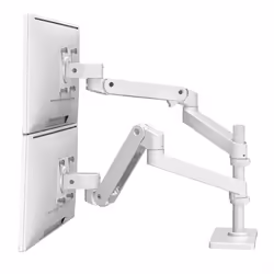 Ergotron LX Series 45-690-290, Pince, 20 kg, 68,6 cm (27"), 100 x 100 mm, Réglage de la hauteur, Blanc