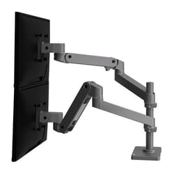 Ergotron LX Series 45-690-293 support d'écran plat pour bureau 68,6 cm (27") Gris foncé