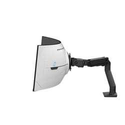 Ergotron HX Series HX ARM WITH VERY HEAVY DUTY PIVOT DESK support d'écran plat pour bureau 57" Noir