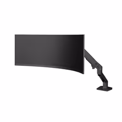 Ergotron HX Series HX ARM WITH VERY HEAVY DUTY PIVOT DESK support d'écran plat pour bureau 57" Noir
