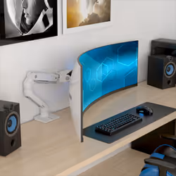 Ergotron HX Series HX ARM WITH VERY HEAVY DUTY PIVOT WALL support d'écran plat pour bureau 57" Mur
