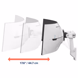 Ergotron HX Series HX ARM WITH VERY HEAVY DUTY PIVOT WALL support d'écran plat pour bureau 57" Mur - Vue supplémentaire 4