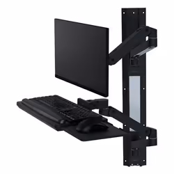 Ergotron LX Series 45-696-292 support d'écran plat pour bureau 86,4 cm (34") Mur Noir