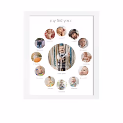 Pearhead PHP63010, Blanc, Multi cadre, 3,81 x 3,81 cm, Rond, 9,39 x 9,52 cm, 257,1 mm