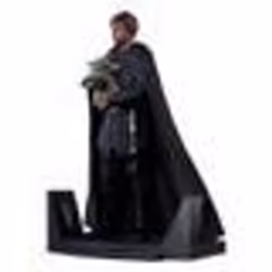 Statuette - GENTLE GIANT - Star Wars : The Mandalorian - Luke Skywalker & Grogu - 25 cm - Résine