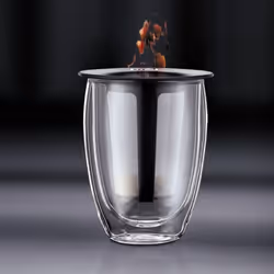 Bodum K11153-01 verre à thé Noir, Transparent 1 pièce(s) 350 ml