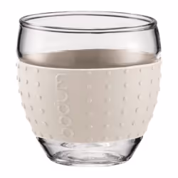 Bodum Pavina, Régler, 0,35 L, Transparent, Blanc, Verre, Silicone, 2 pièce(s), 88 mm