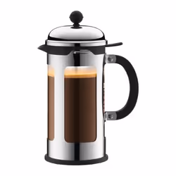 Bodum Chambord, Noir, Acier inoxydable, Transparent, 8 tasses, 963,9 g