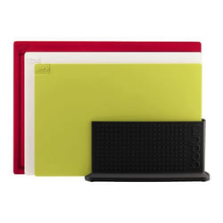 Bodum K10976-01 planche à découper pour cuisine Plastique Noir, Vert, Rouge, Blanc