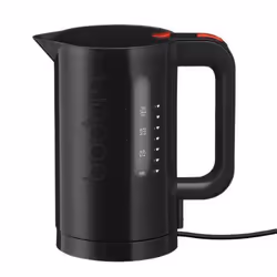 Bodum Bistro, 1 L, 1300 W, Noir, Plastique, Indicateur de niveau d'eau
