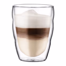 Bodum Pilatus, Transparent, Verre, Rond, 2 pièce(s), Claire, 250 ml