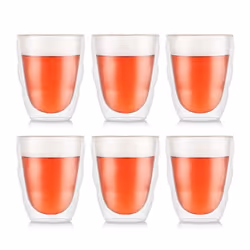 Bodum 10485-10-12, Transparent, Verre borosilicate, 6 pièce(s), 176 °C, PILATUS, 350 ml