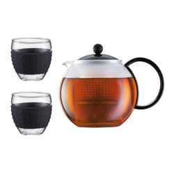 Bodum Assam Set Service à thé 1000 ml Noir, Transparent